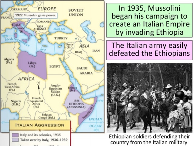 Italy invades Ethiopia
