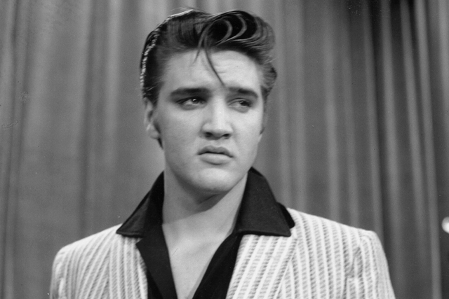 Elvis became the King of rock