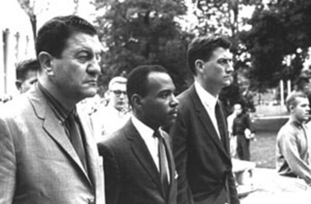 James Meredith - first African American to enrol University of Mississippi