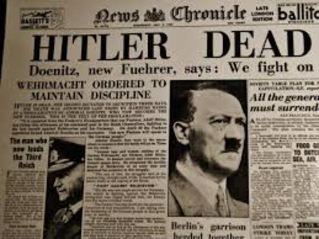 Hitler kills himself