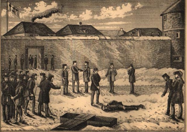 Thomas Scott's Execution by Louis Riel