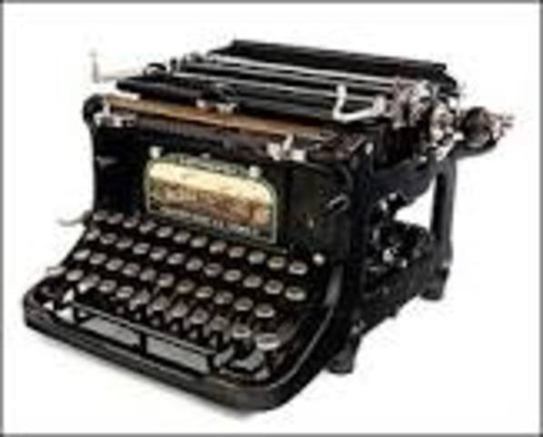 LA MAQUINA DE ESCRIBIR