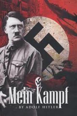 Hitler writes Mein kampf
