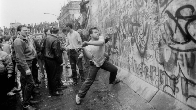 The Berlin Wall Is Toppled