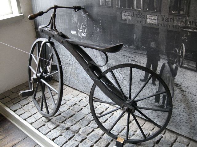 The first bicycle was invented.