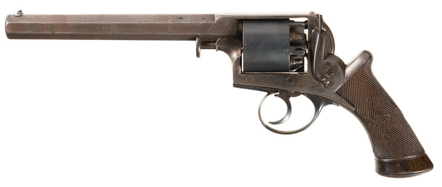 Invention of the revolver.