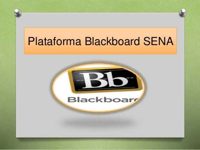 Mis estudios profesionales plataforma blackboard sena.