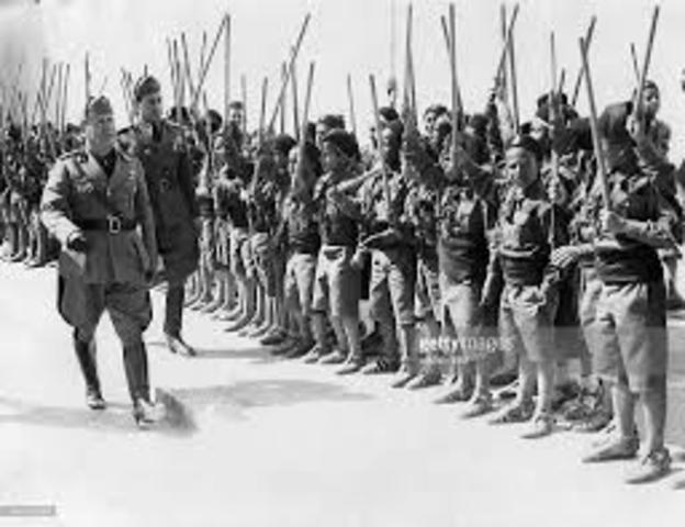 Mussolini Organizes Fascist Party in Italy