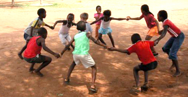 Ruth May Teaches the Children "Mother May I"