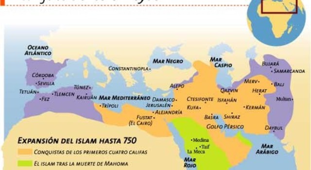 Comienzo del Califato Omeya.