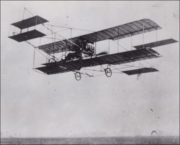 The Wright brothers: first gas motored and manned airplane