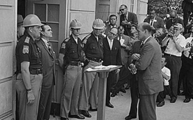 Desegration of Alabama University