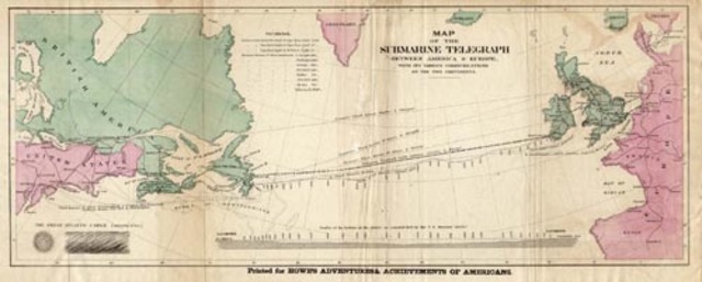 First Trans-Atlantic Cables