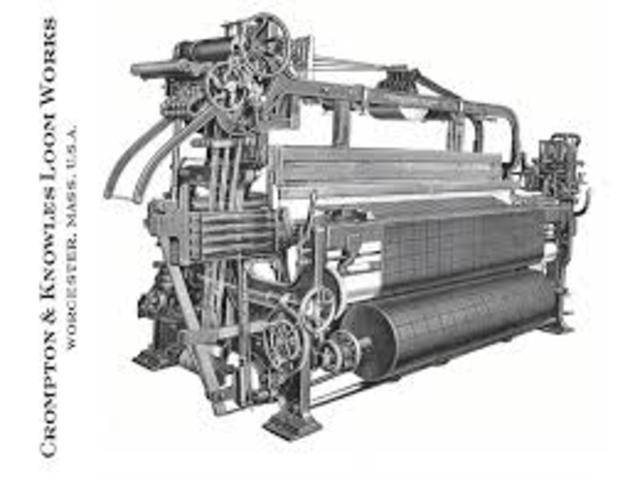 The Crompton Loom was invented