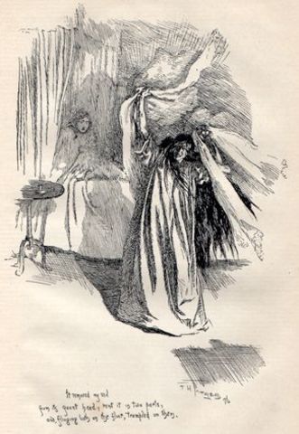 Jane's wedding veil is torn