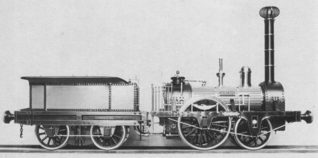 First steam Locomotive