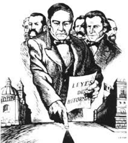Leyes de Reforma 1859-1860