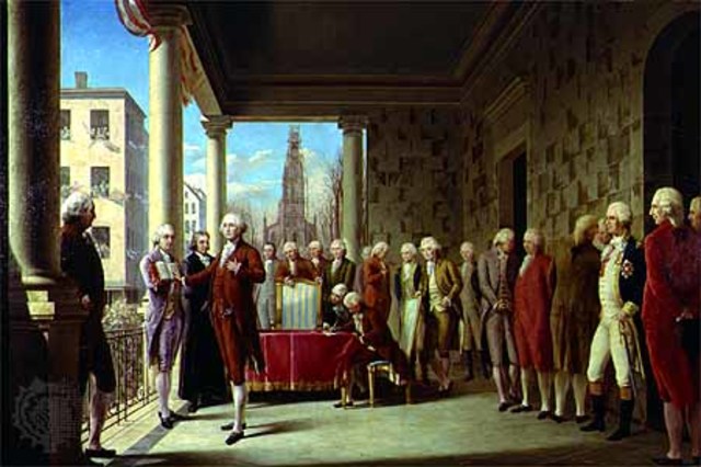 George Washington Takes Oath as President