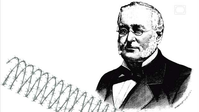 Joseph Glidden invented barbed wire
