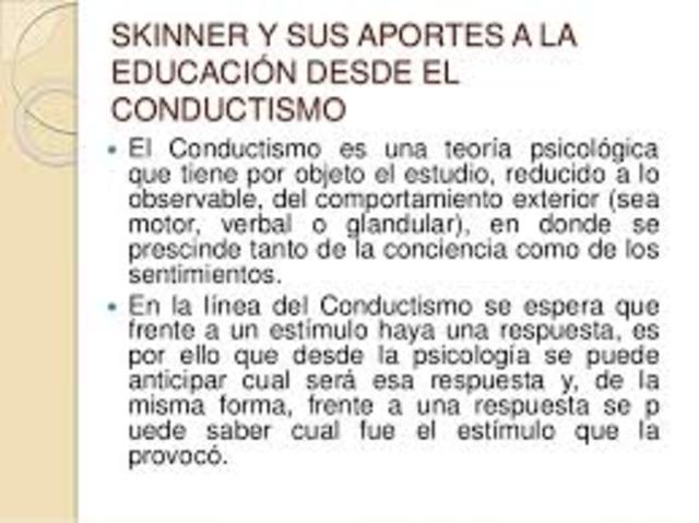 BURRHUR FREDERIC SKINNER