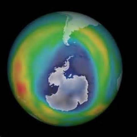 The Antarctic Ozone Hole discovered