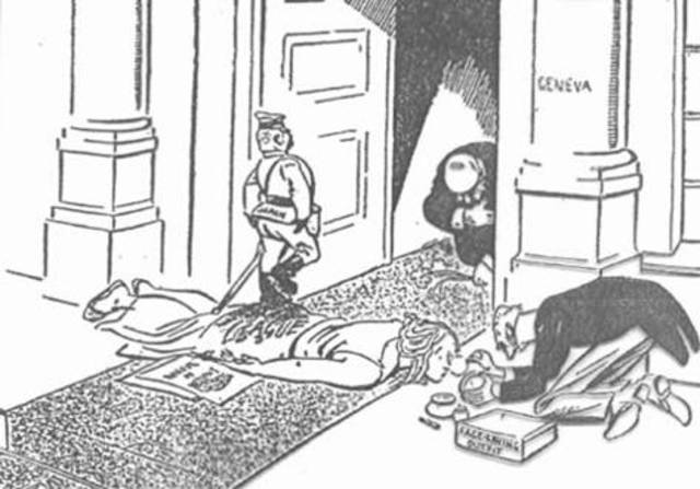 Japan Leaves League Of Nations