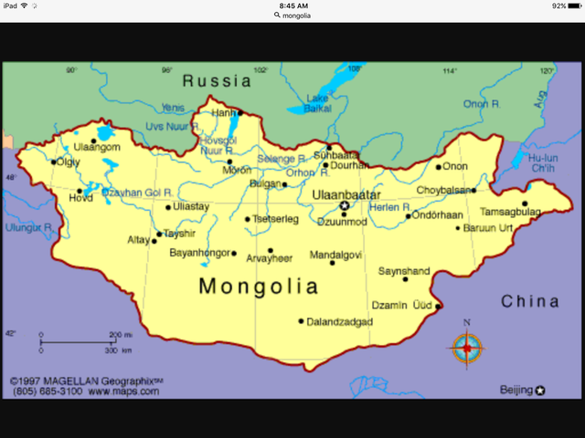 Relations between the us and Mongolia.