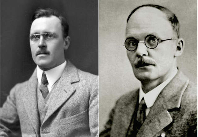 Hans Geiger y Ernest Marsden