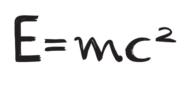 E = mc ^ 2
