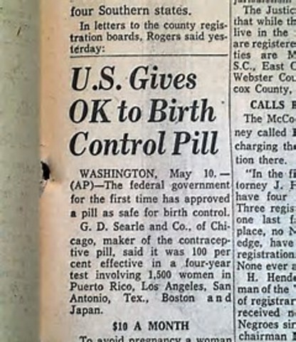 Birth control pill approved by FDA