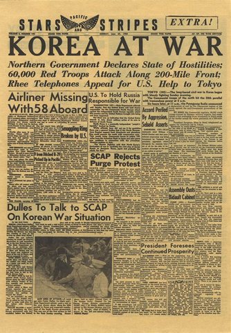 Korean War Begins