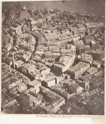 Première photographie aérienne par James Wallace Black