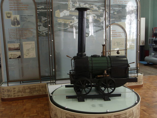 Строительство первой в мире паровой железной дороги на Нижнетагильском заводе