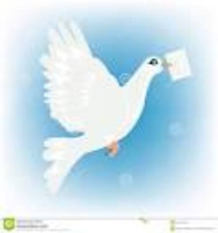 What was done before the mobile telephone was invented.