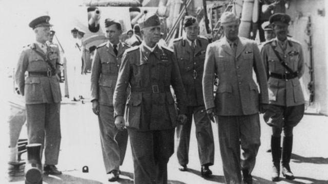 Badoglio surrenders to the Allies