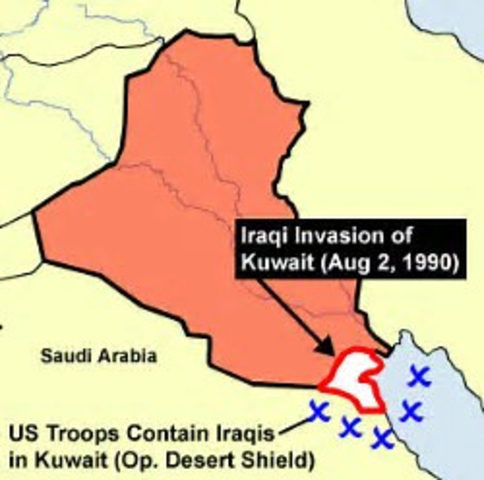 Iraq invades kuwait