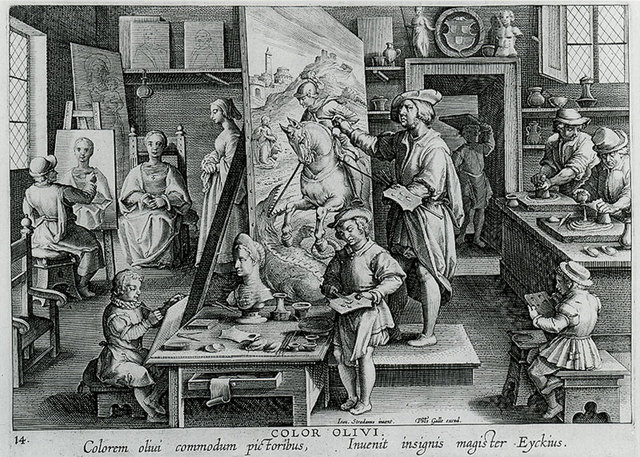 A Painter's Workshop