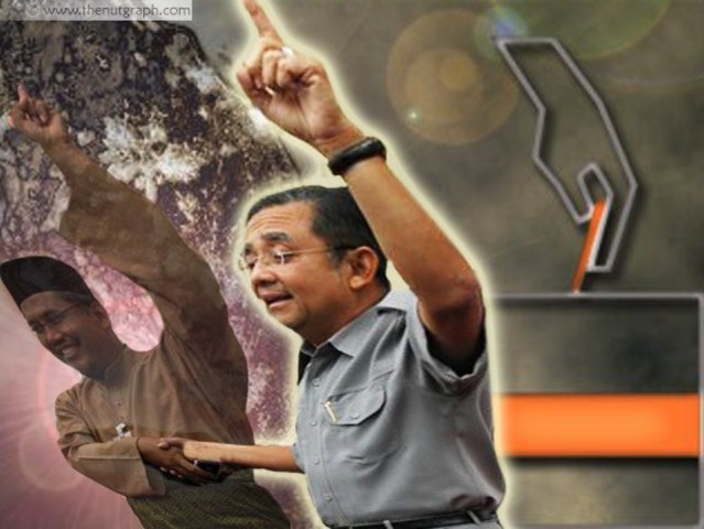 9th by election - BN takes Bagan Pinang