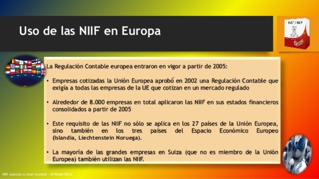 Las NIIF en la Unión Europea