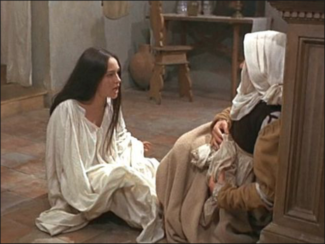 Romeo is exiled to Mantua. Juliet is full of emotions.