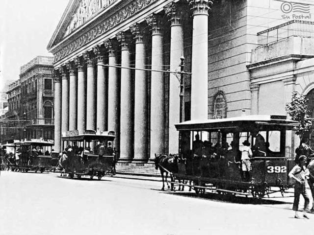 La empresa que presencia la fabricación del tranvía en Bogotá " La compañía franco- Inglesa