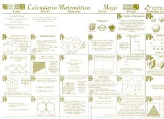 Reinicio Calendario Matemático