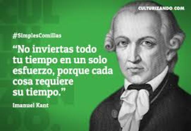 IMMANUEL KANT