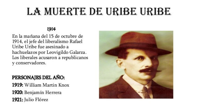 Muerte del general Uribe Uribe.