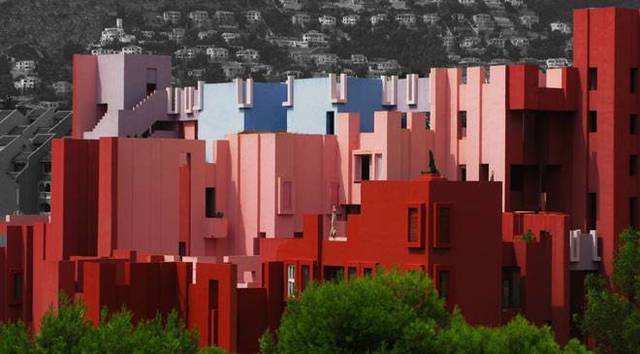 The Red Wall (La Muralla Roja),Calpe.