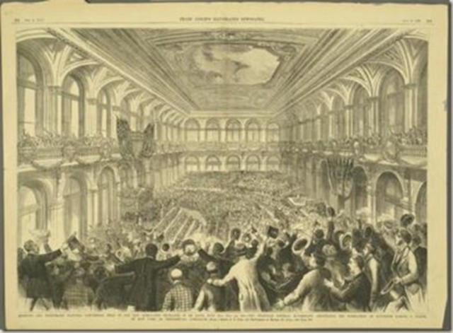 First Republican Convention held in Pittsburgh, PA.
