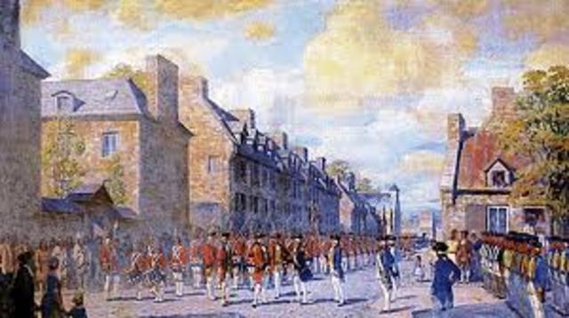 La capitulation de Montréal