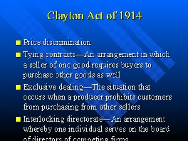 Clayton Act