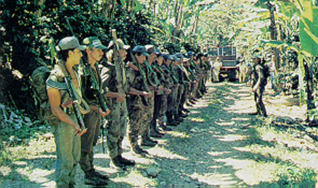 Around 11,000 people are killed by death squads and soldiers in response to growing anti-government guerrilla activity.