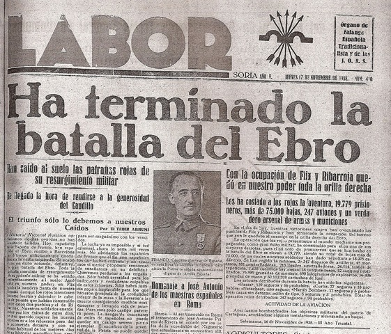 Fi de la batalla de l'Ebre